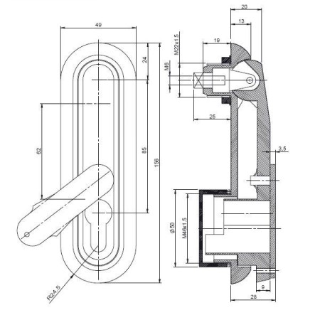 Zamek HS 05